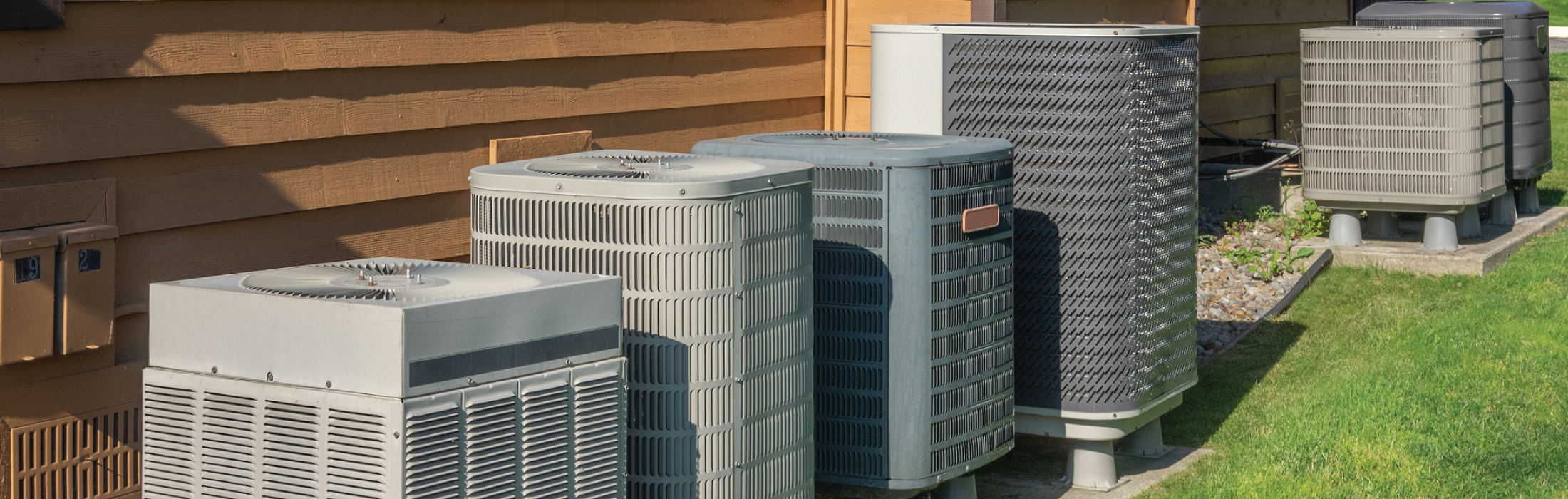 Image of HVAC handling units outside of a building